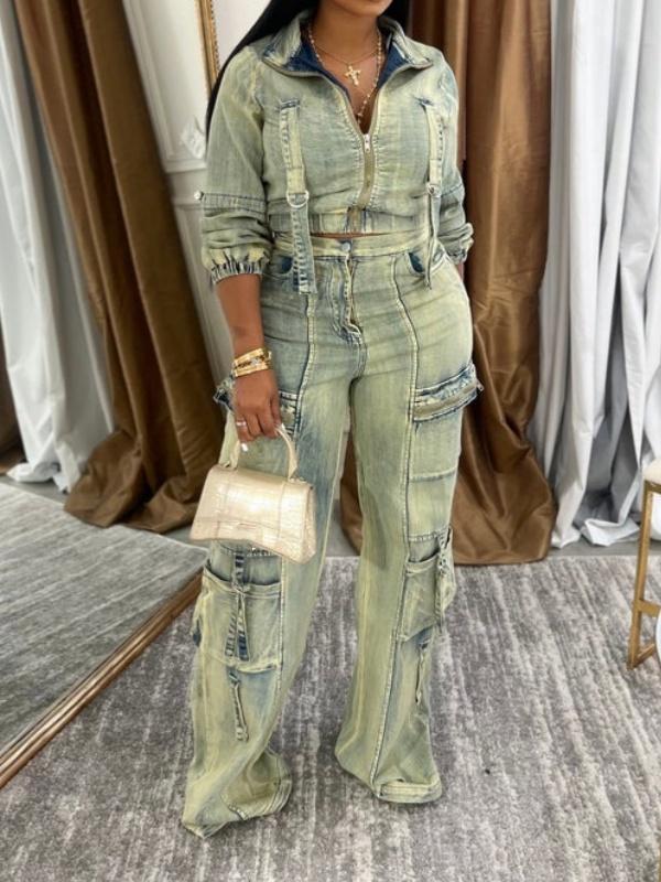 Fall New Denim Suit