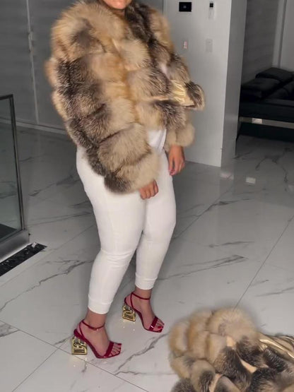 3in1 Detachable Eco-friendly Fur Coat