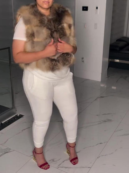 3in1 Detachable Eco-friendly Fur Coat