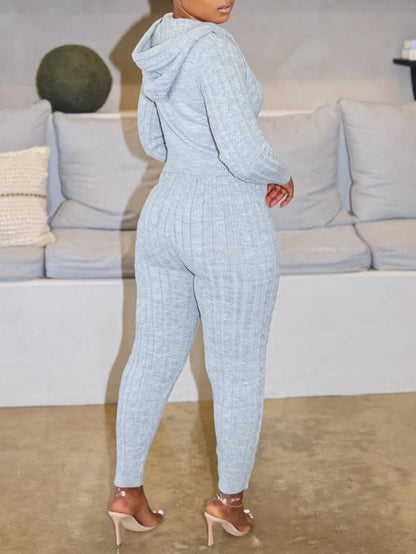 Cozy Knit Sweater And Pants Set