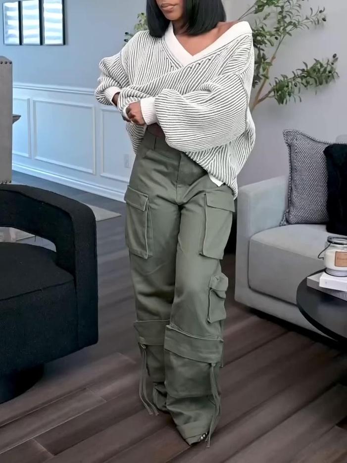 Army Green Cargo Pant