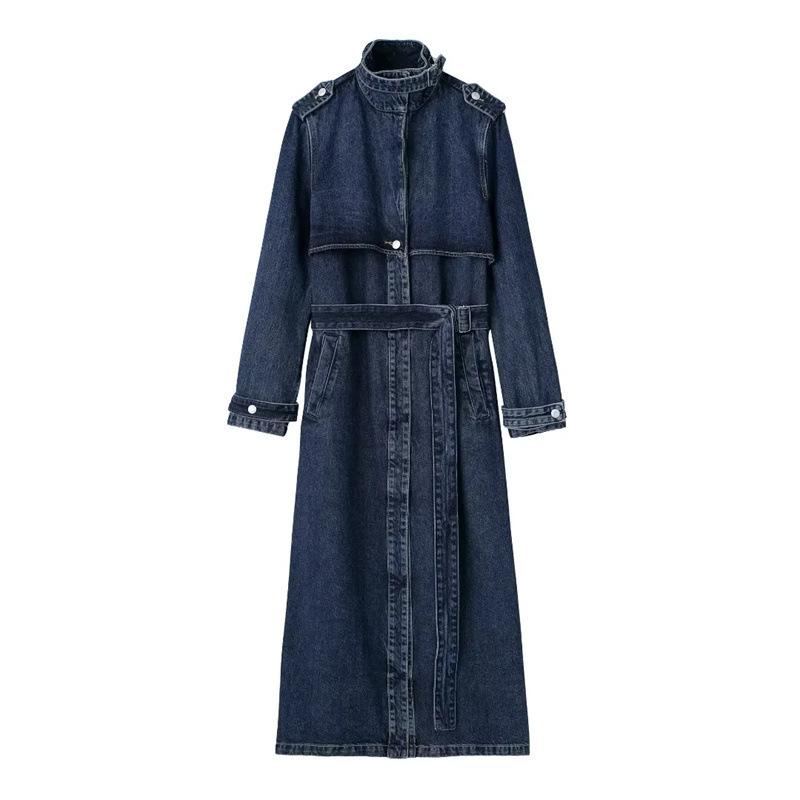 Stunning Denim Trench Coat