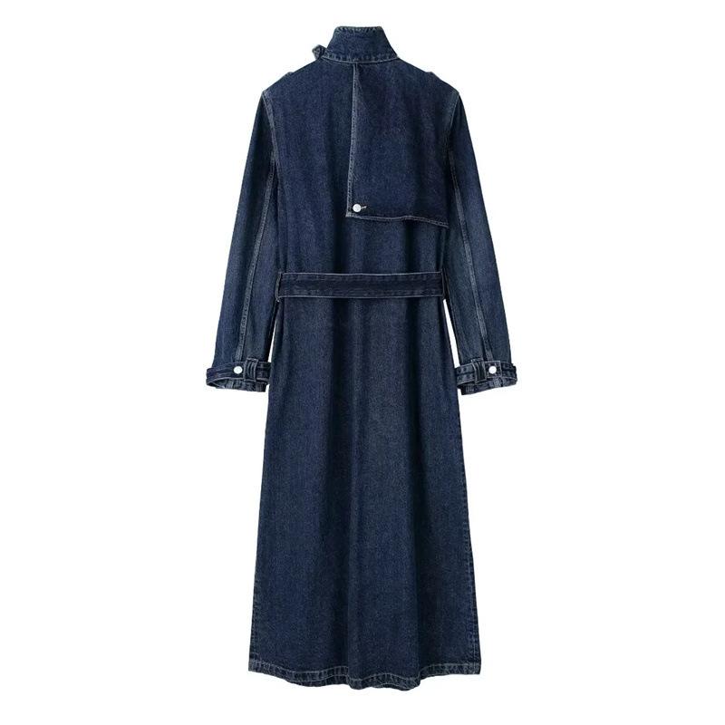 Stunning Denim Trench Coat