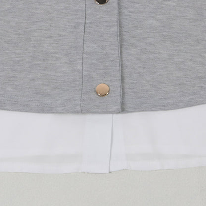 Knitted Fake Shirt 2pc Set