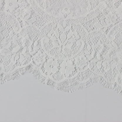 Fab Perspective Lace Stitching T-shirt