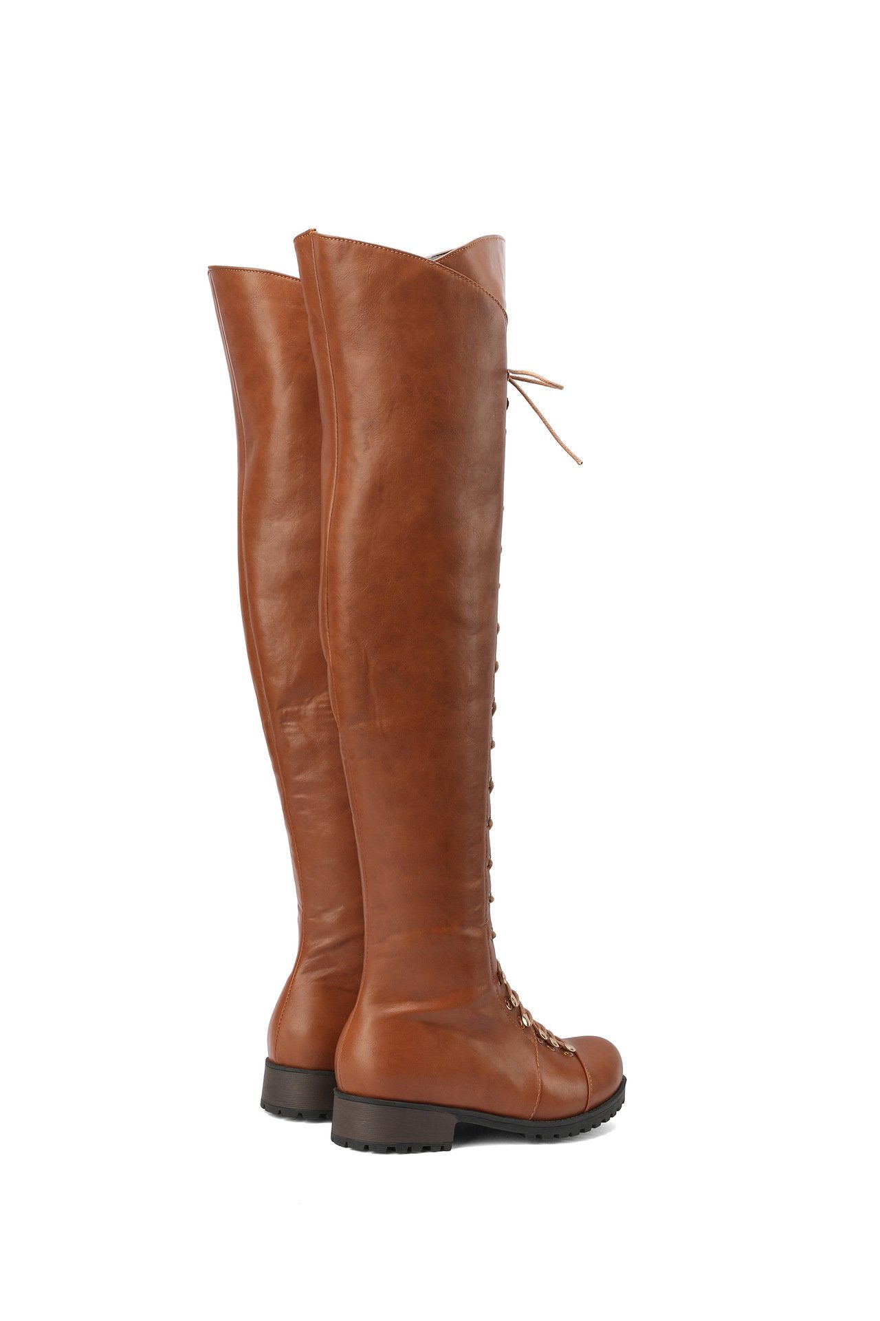 Women's Cross Strap Over-the-Knee Boots