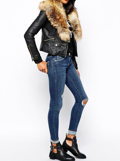 The Fuex Fur Leather Jacket