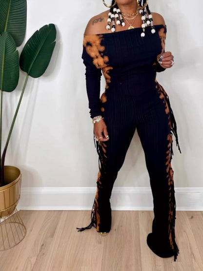 Fashion Tie Dye Jumpsuit