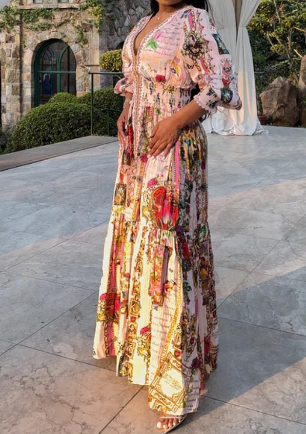 Romantic Floral Maxi Dress