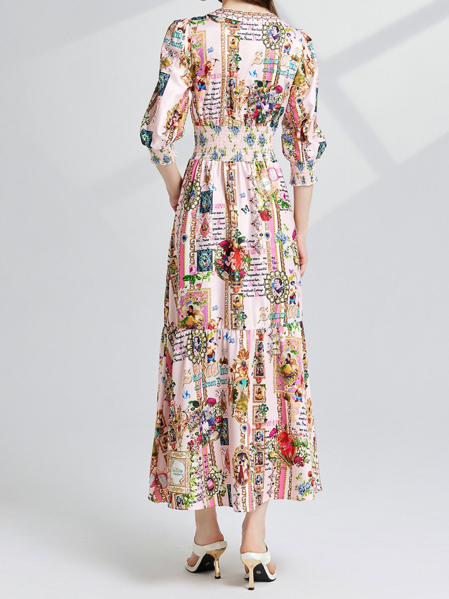 Romantic Floral Maxi Dress