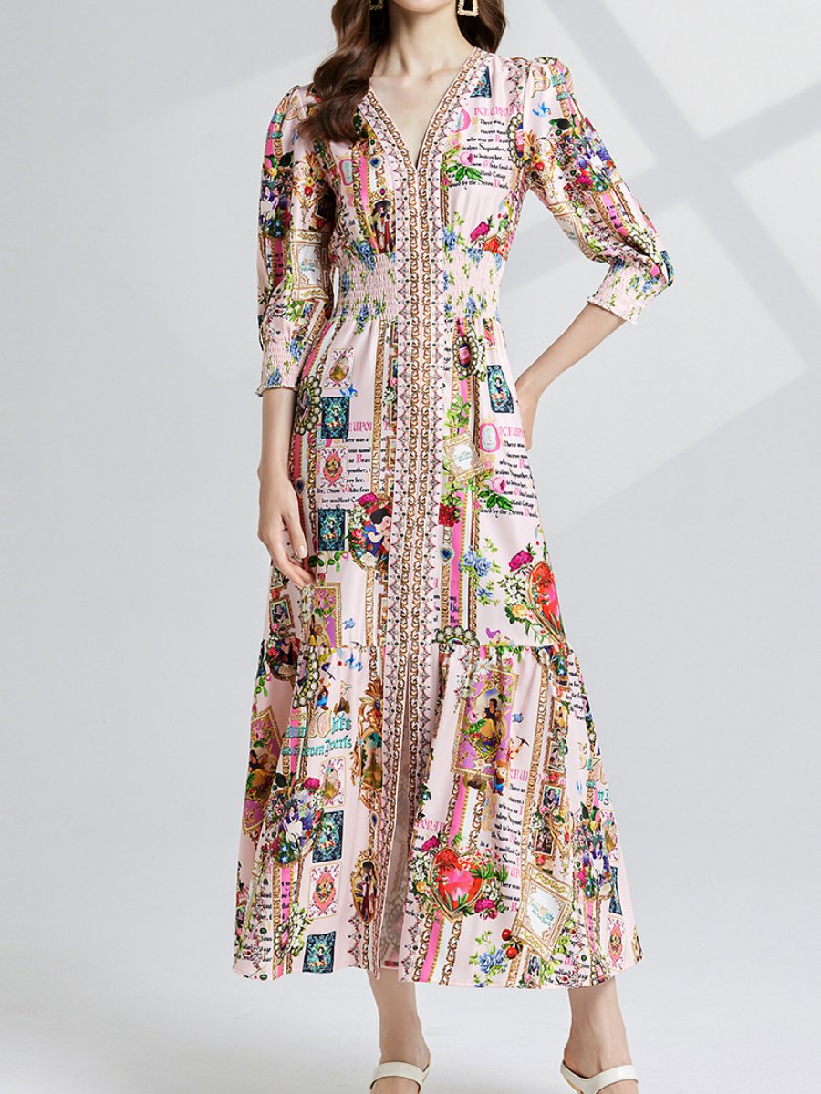 Romantic Floral Maxi Dress